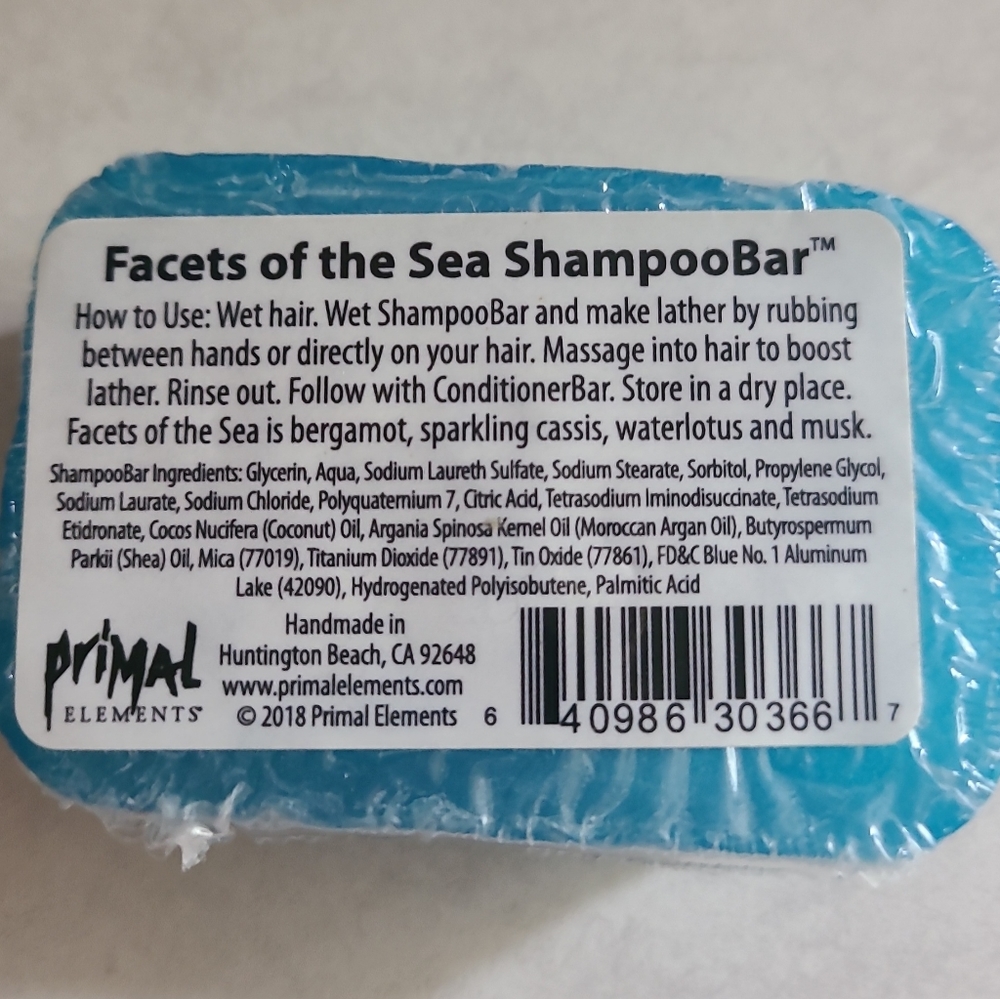 Primal Elements Vegan Facets of the Sea ShampooBar & ConditionerBar - Picture 3 of 5